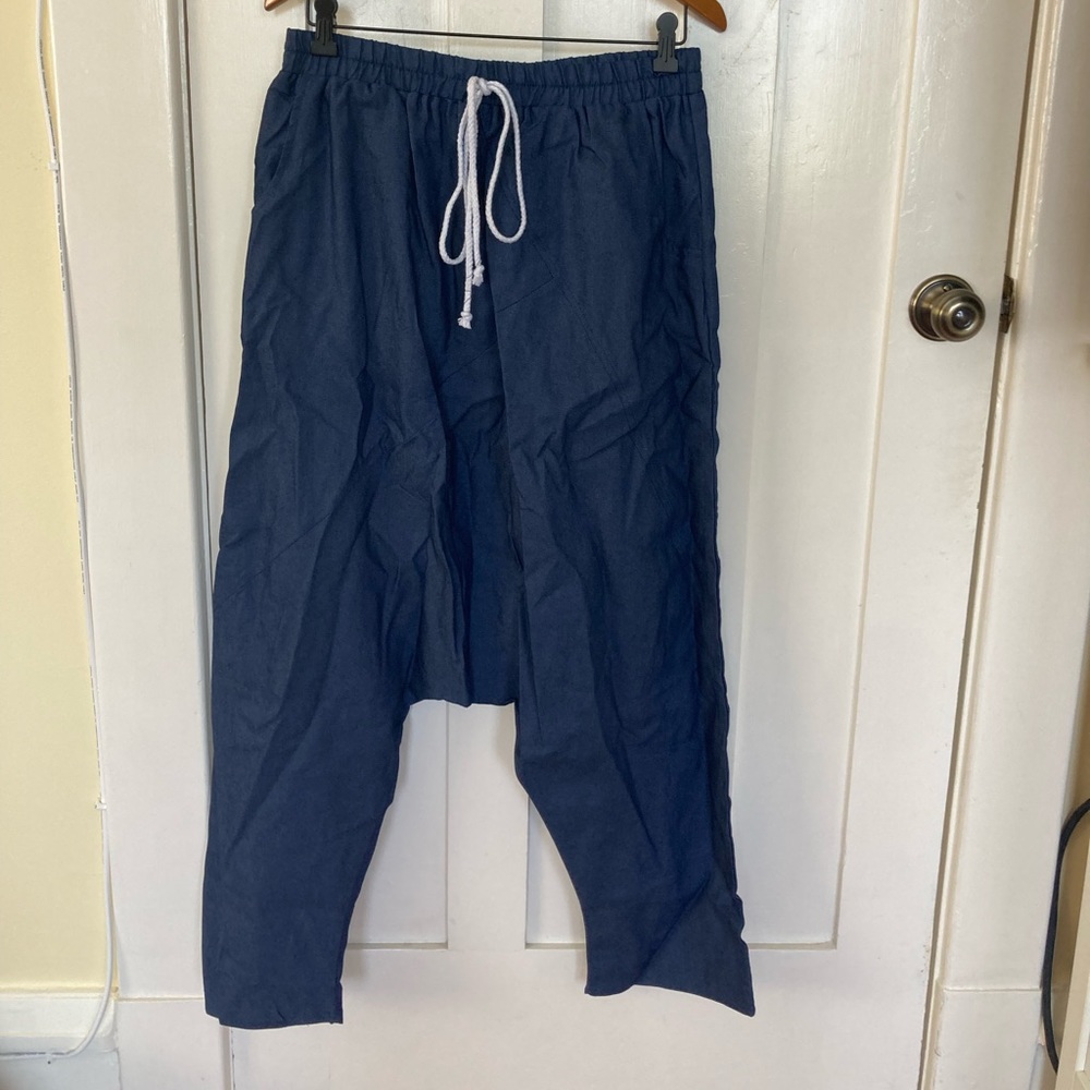 Blue comfy pants